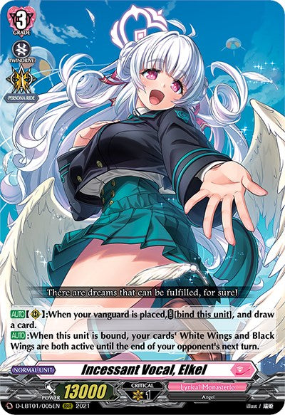 Incessant Vocal, Elkel