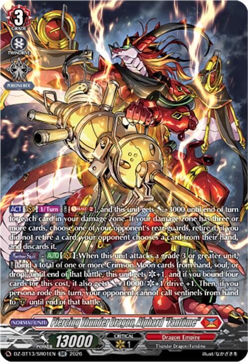 Piercing Thunder Dragon, Alphard "Fantome" (SR)
