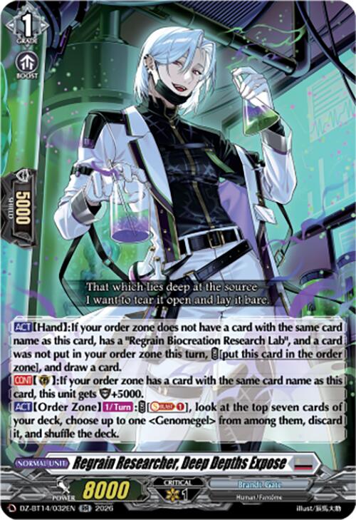 Regrain Researcher, Deep Depths Expose