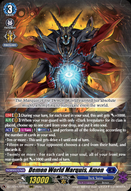 Demon World Marquis, Amon