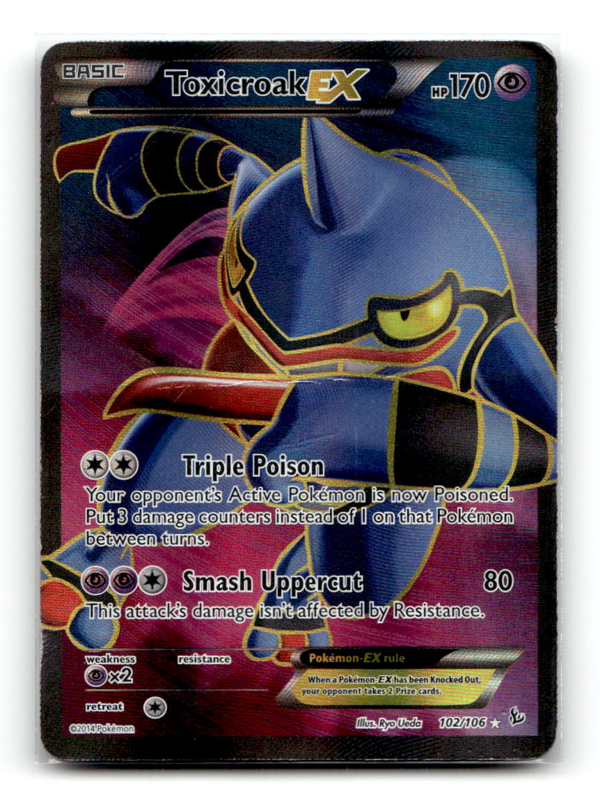 Toxicroak EX (102 Full Art)