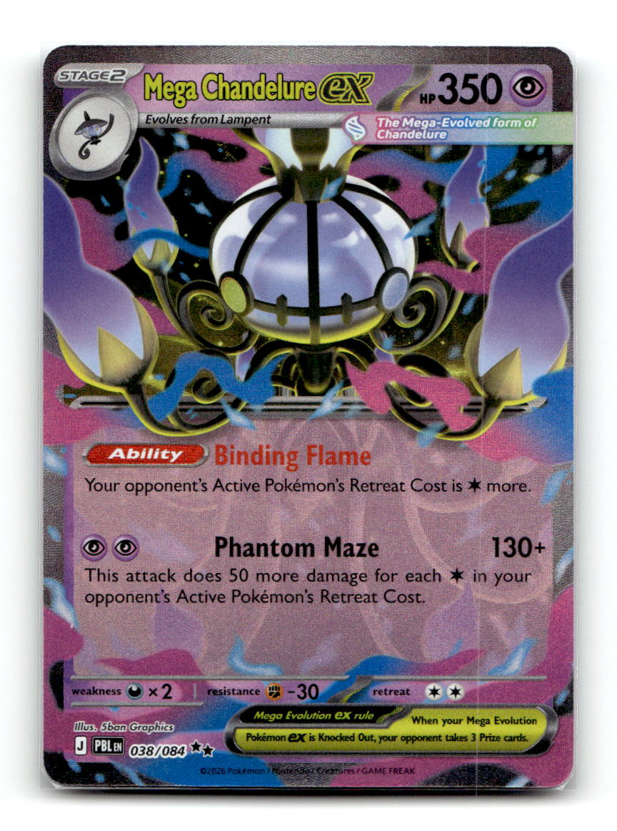 Mega Chandelure ex - 038/084