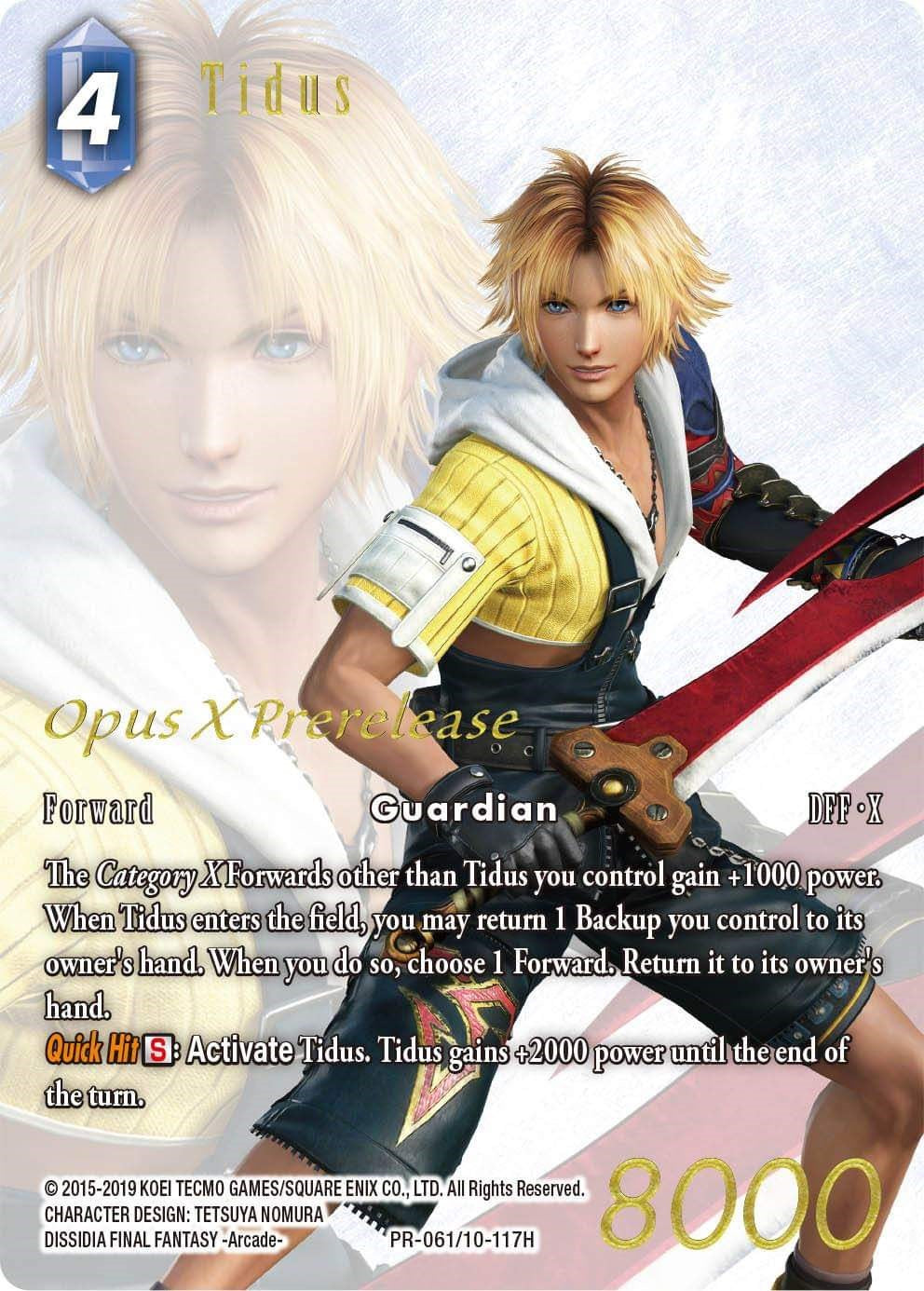 Tidus (Prerelease Promo)