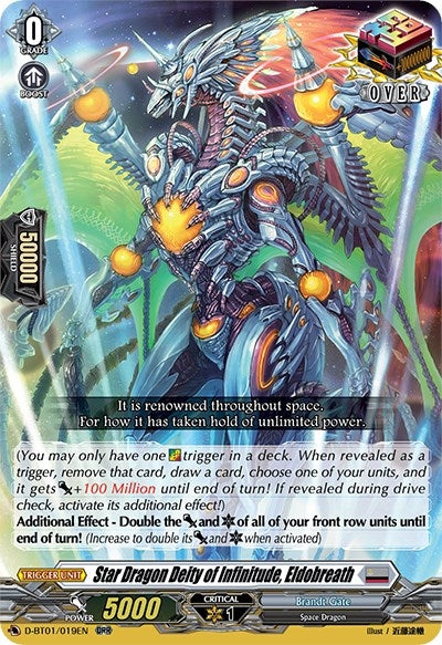 Image for Star Dragon Deity of Infinitude, Eldobreath (D-BT01/019EN) - Cardfight Vanguard