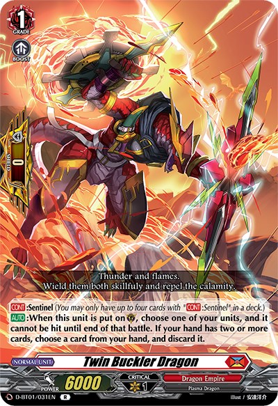 Twin Buckler Dragon [D-BT01 - D-BT01/031EN]