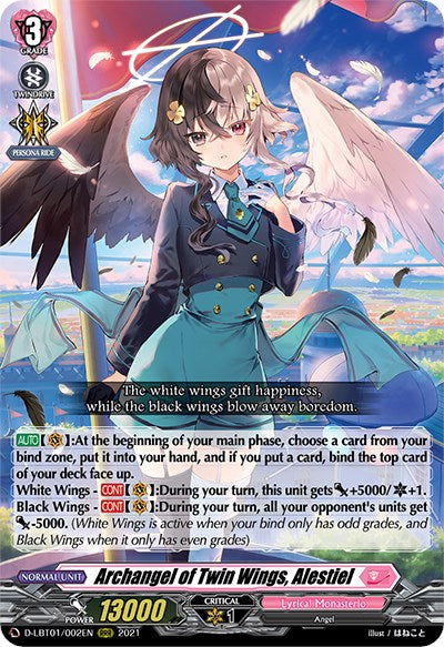 Archangel of Twin Wings, Alestiel [D-LBT01 - D-LBT01/002EN]