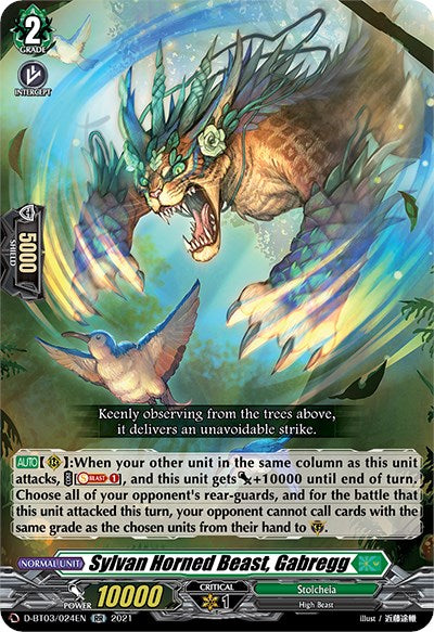 Sylvan Horned Beast, Gabregg [D-BT03 - D-BT03/024EN]