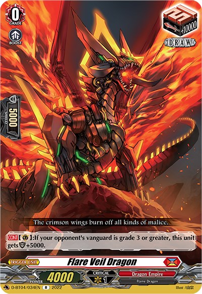 Flare Veil Dragon [D-BT04 - D-BT04/034EN]