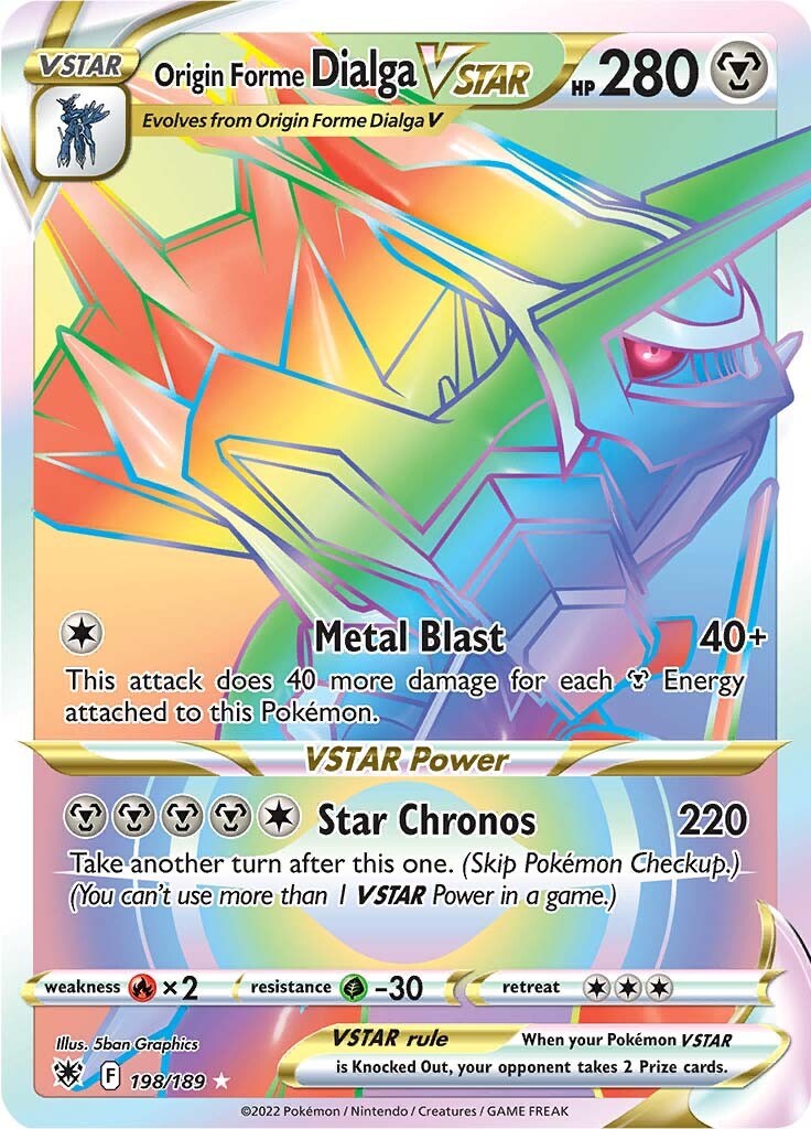 Origin Forme Dialga VSTAR - 198/189 (Secret) [SWSH10 - 198/189]