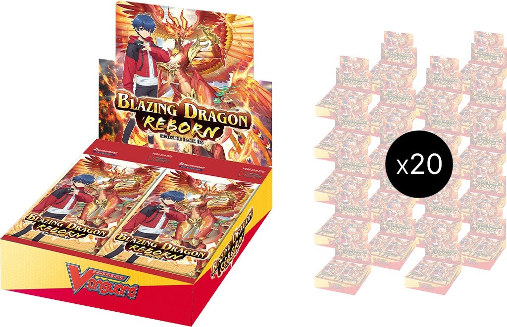 Image for Blazing Dragon Reborn Booster Box Case - Cardfight Vanguard