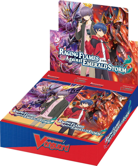 Image for Raging Flames Against Emerald Storm Booster Box - Cardfight Vanguard