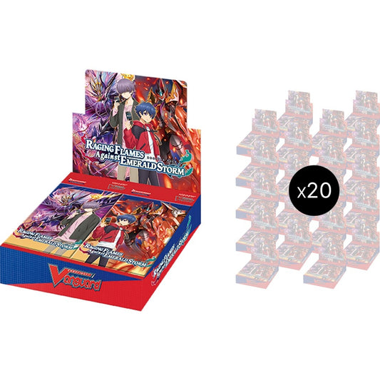 Image for Raging Flames Against Emerald Storm Booster Box Case - Cardfight Vanguard