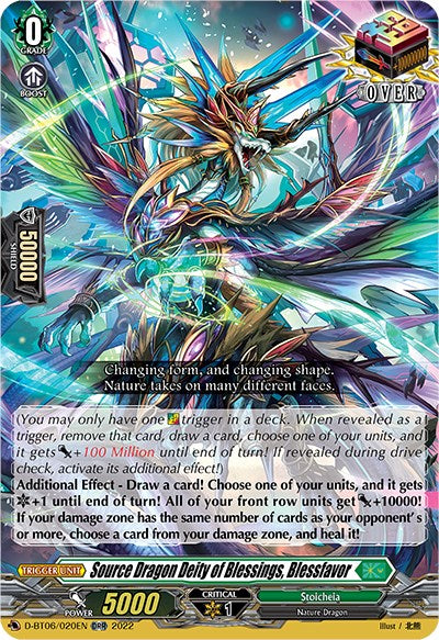 Source Dragon Deity of Blessings, Blessfavor [D-BT06 - D-BT06/020EN]