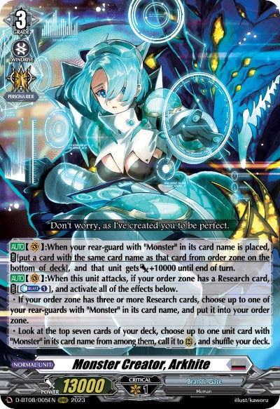 Monster Creator, Arkhite [D-BT08 - D-BT08/005EN]
