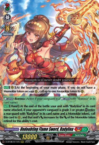 Undoubting Flame Sword, Radylina [D-BT08 - D-BT08/011EN]