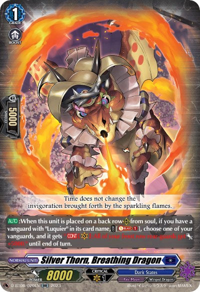 Silver Thorn, Breathing Dragon [D-BT08 - D-BT08/020EN]
