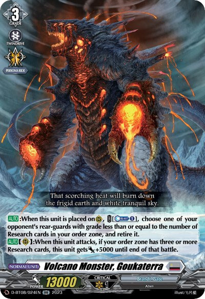 Volcano Monster, Goukaterra [D-BT08 - D-BT08/024EN]