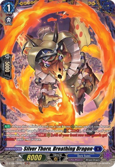Silver Thorn, Breathing Dragon (FR) [D-BT08 - D-BT08/FR08EN]