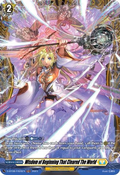 Wisdom of Beginning That Cleared The World (FR) [D-BT08 - D-BT08/FR28EN]