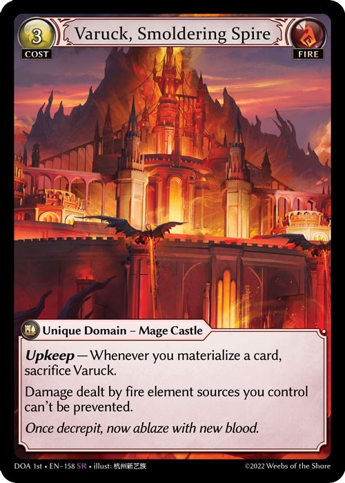 Varuck, Smoldering Spire