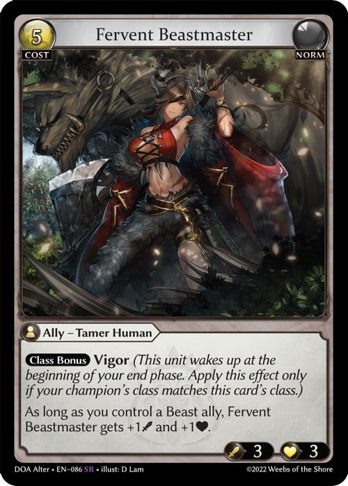 Fervent Beastmaster [DOA Alter - 086]