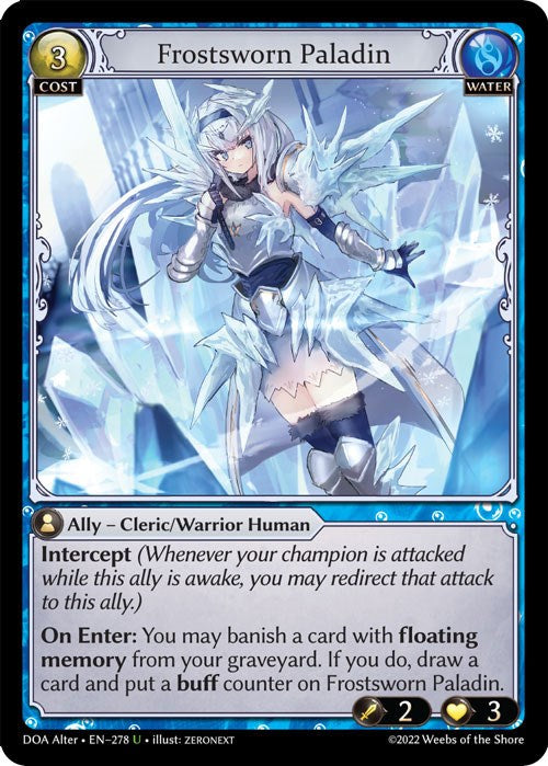 Frostsworn Paladin [DOA Alter - 278]