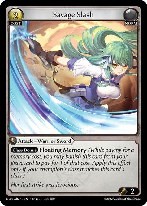 Savage Slash [DOA Alter - 107]