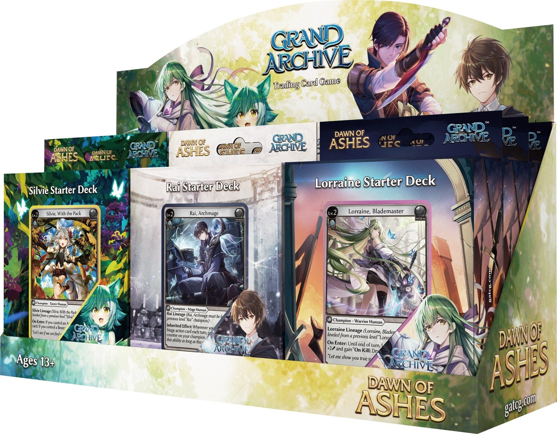 Image for Dawn of Ashes Starter Deck Display - Grand Archive TCG