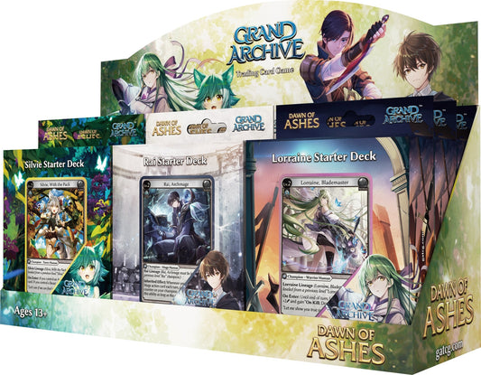 Image for Dawn of Ashes Starter Deck Display - Grand Archive TCG