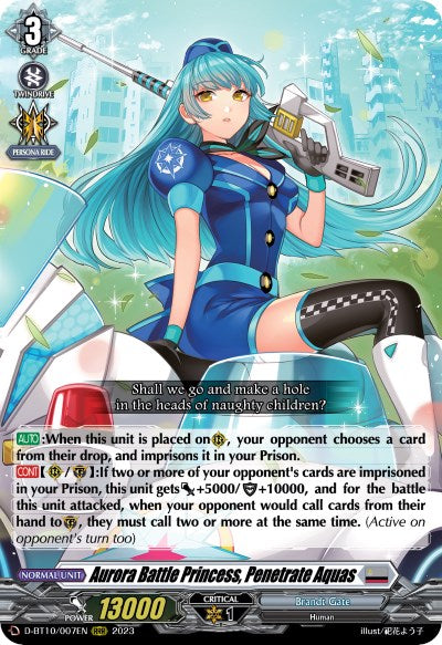 Aurora Battle Princess, Penetrate Aquas [D-BT10 - D-BT10/007EN]