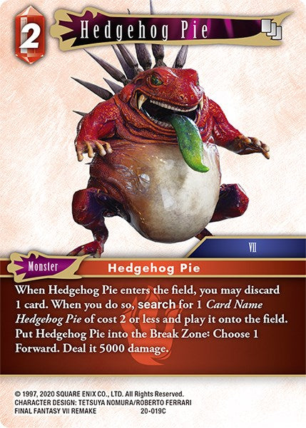 Hedgehog Pie