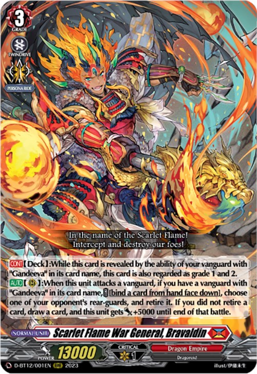 Scarlet Flame War General, Bravaldin