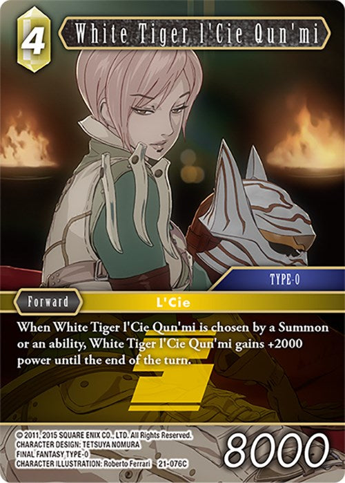 White Tiger l'Cie Qun'mi