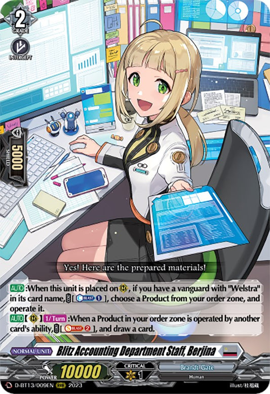 Blitz Accounting Department Staff, Berjina [D-BT13 - D-BT13/009EN]