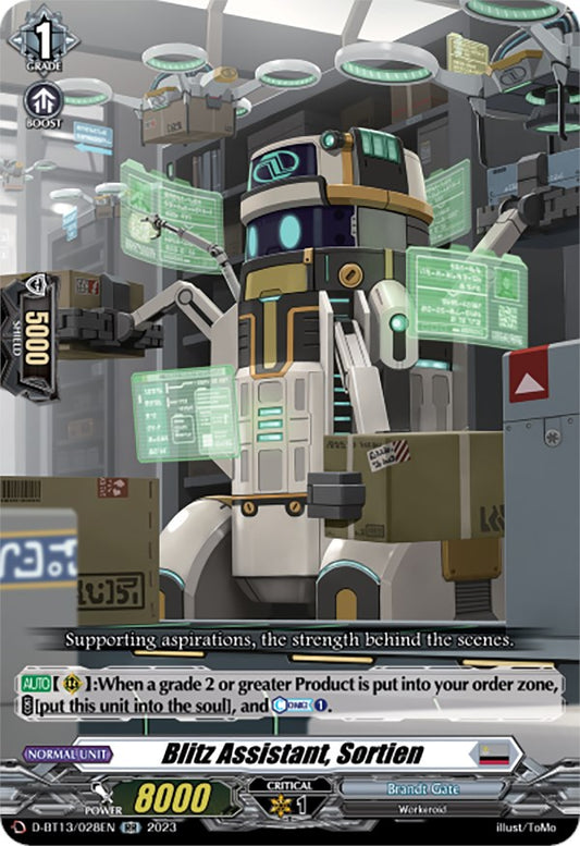 Blitz Assistant, Sortien [D-BT13 - D-BT13/028EN]