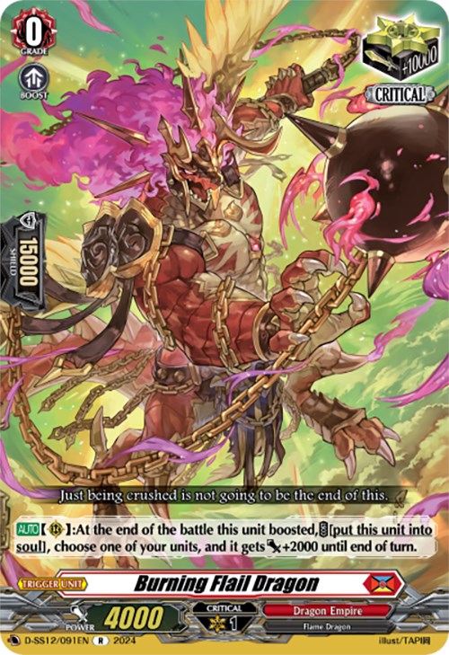 Burning Flail Dragon [D-SS12 - D-SS12/091EN]
