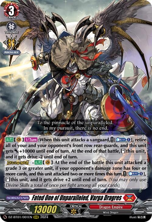 Fated One of Unparalleled, Varga Dragres [DZ-BT01 - DZ-BT01/001EN]