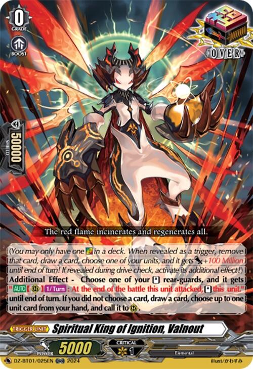 Spiritual King of Ignition, Valnout (ORR) [DZ-BT01 - DZ-BT01/025EN]