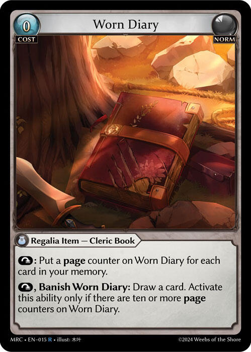 Worn Diary [MRC - 015]