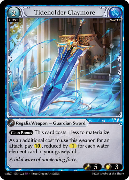 Tideholder Claymore [MRC - 022]