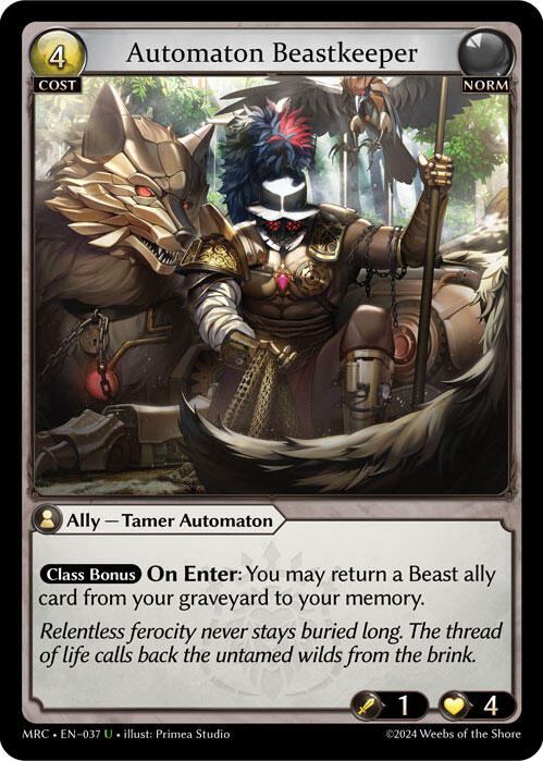 Automaton Beastkeeper [MRC - 037]