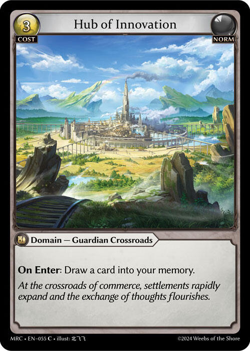 Hub of Innovation [MRC - 055]