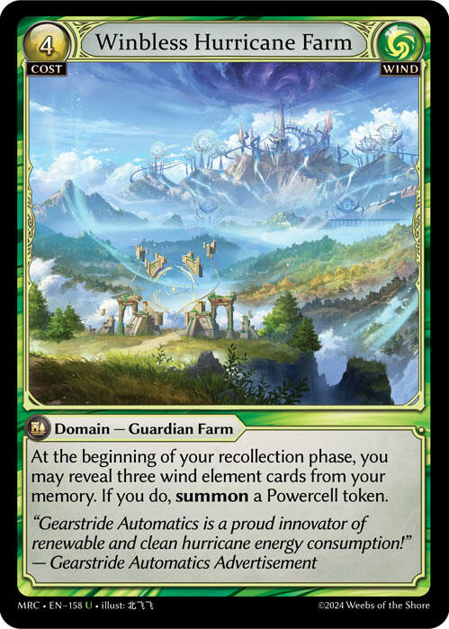 Winbless Hurricane Farm [MRC - 158]