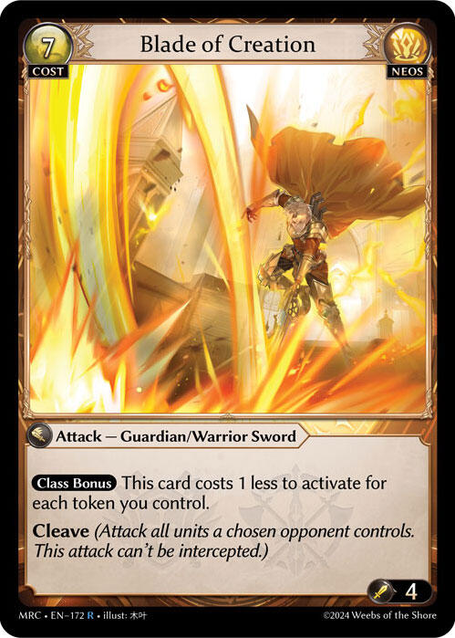 Blade of Creation [MRC - 172]