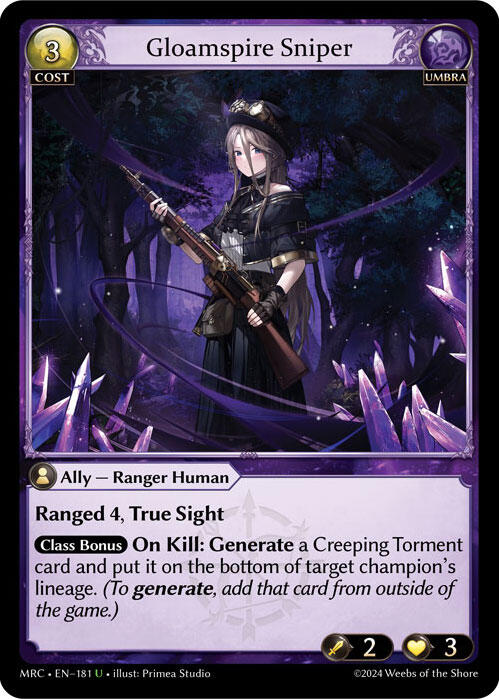 Gloamspire Sniper [MRC - 181]