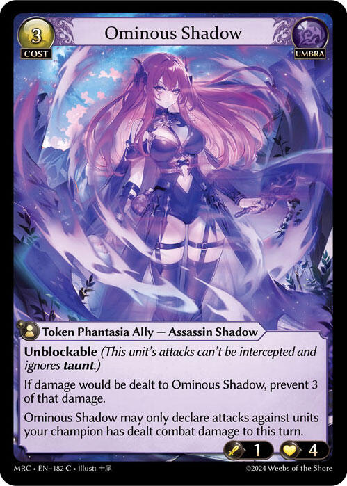 Ominous Shadow [MRC - 182]