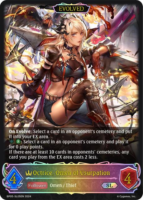 Octrice, Omen of Usurpation (Evolved) (SL)