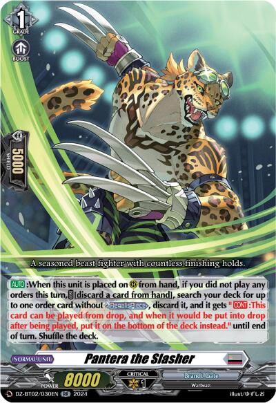 Pantera the Slasher [DZ-BT02 - DZ-BT02/030EN]
