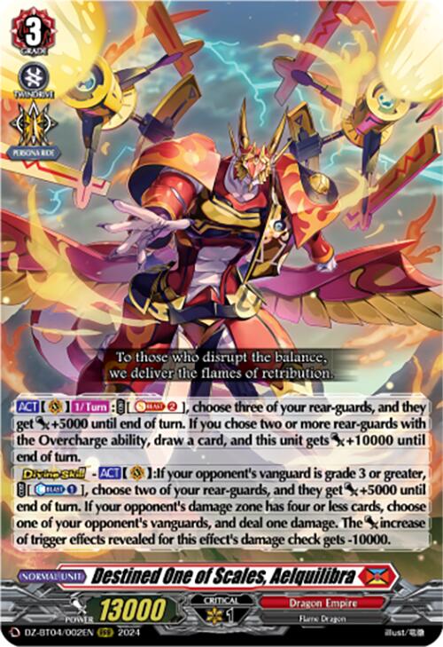 Destined One of Scales, Aelquilibra [DZ-BT04 - DZ-BT04/002EN]