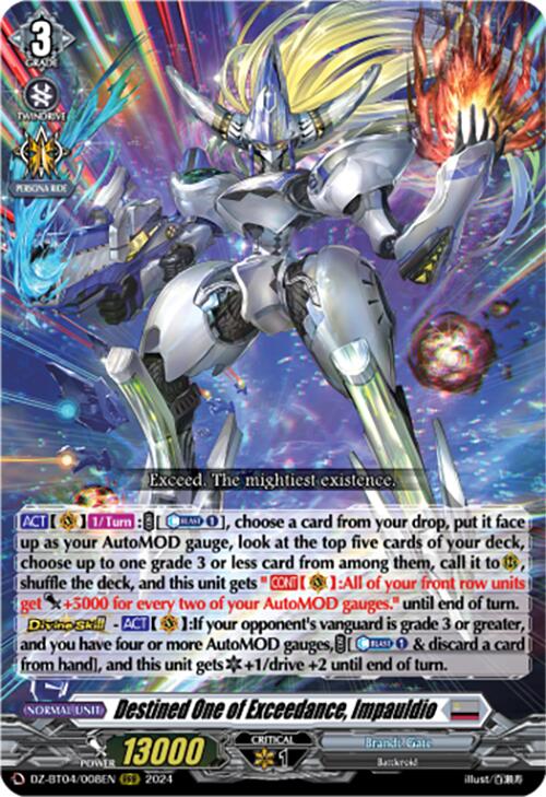 Destined One of Exceedance, Impauldio [DZ-BT04 - DZ-BT04/008EN]